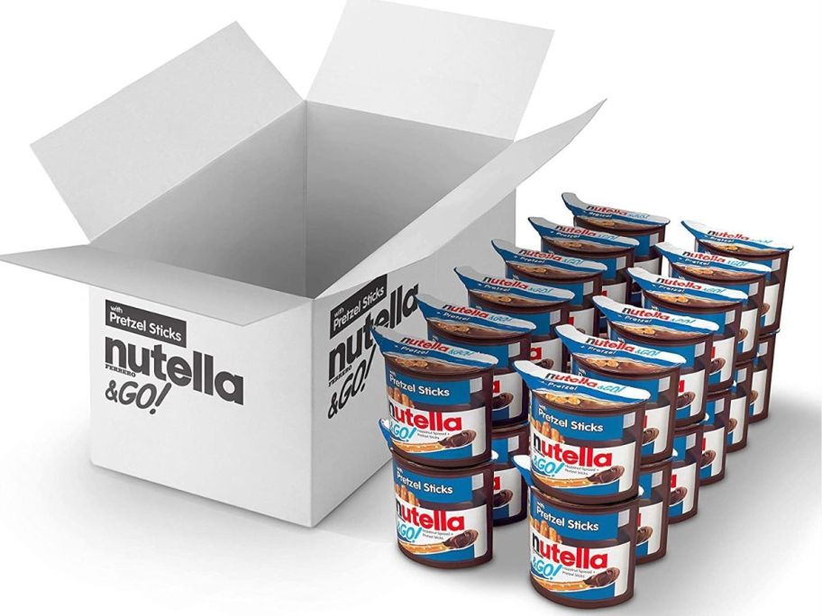 Stock image of a Nutella and Go Snack Packs w/ Pretzels 24-Pack