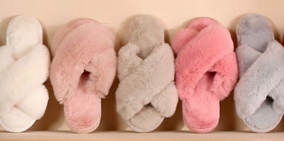 Women’s Fuzzy Slippers Only $8.49 Shipped w/ Amazon Prime (Regularly $30)