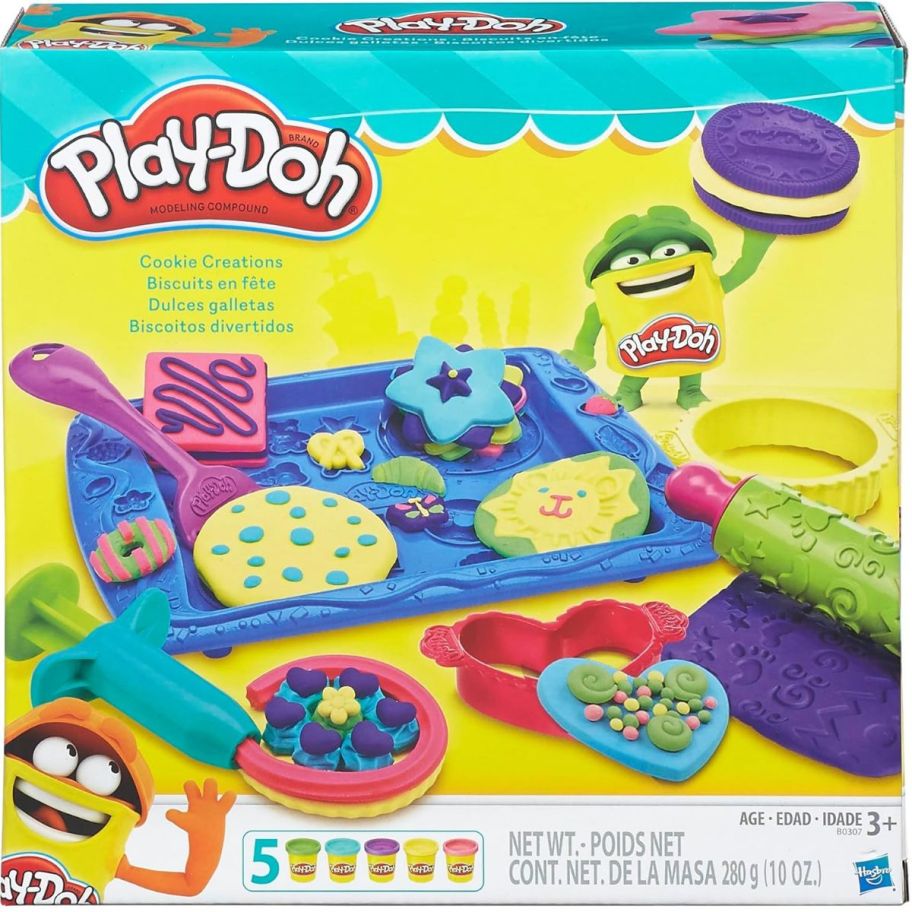 play doh cookie creations play set box stock image