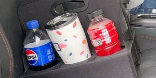 Portable 6-Cup Drink Carrier w/ Handle Just $8.99 Shipped | Folds Flat for Easy Storage