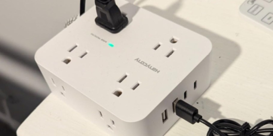 Power Strip Charging Station Only $9.99 Shipped w/ Amazon Prime | Includes 8 Outlets & 4 Charging Ports