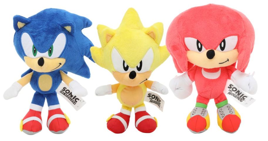 Sonic The Hedgehog Basic Plush stock images