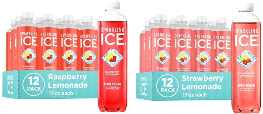 12-packs of Sparkling Ice drinks