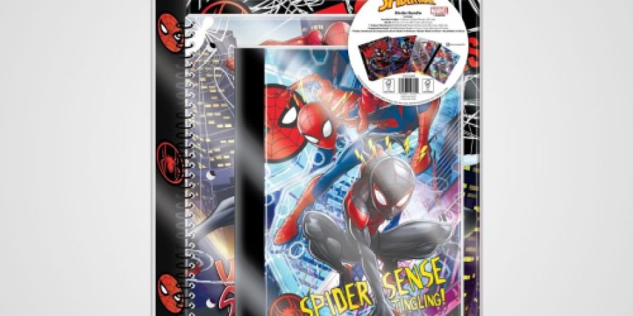 Spider-Man 4-Piece Stationery Bundle Only $3.45 on Walmart.com (Reg. $13)