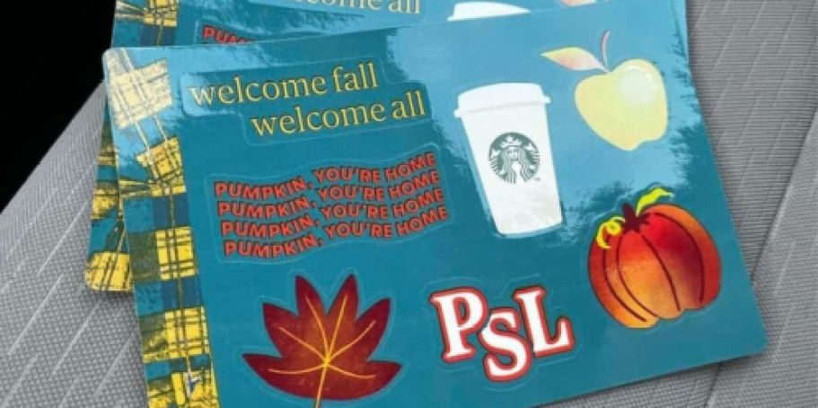 FREE Starbucks Fall Stickers w/ Drink Purchase – Today Only!