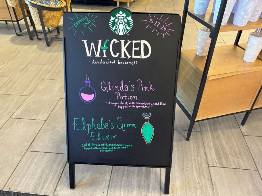 Starbucks Wicked Sandwichboard