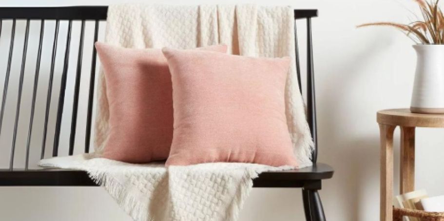 Chenille Throw Pillows 2-Pack Only $14 on Target.com ($7 Each) + MUCH More!