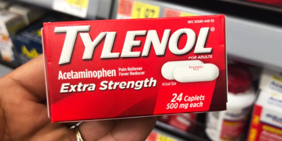 Tylenol Extra Strength Caplets 24-Count Only $1.60 Shipped w/ Stacking Amazon Coupons