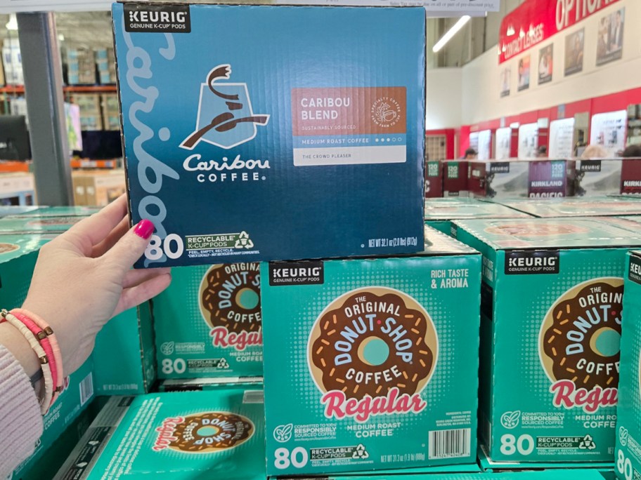 caribo and donut shop kpods boxes 