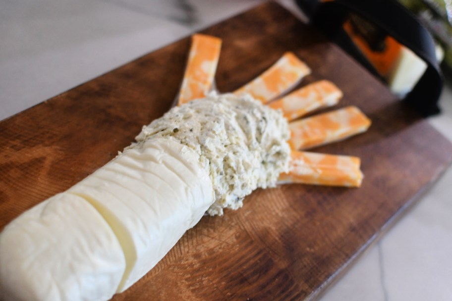 cheese arm on a charcuterie