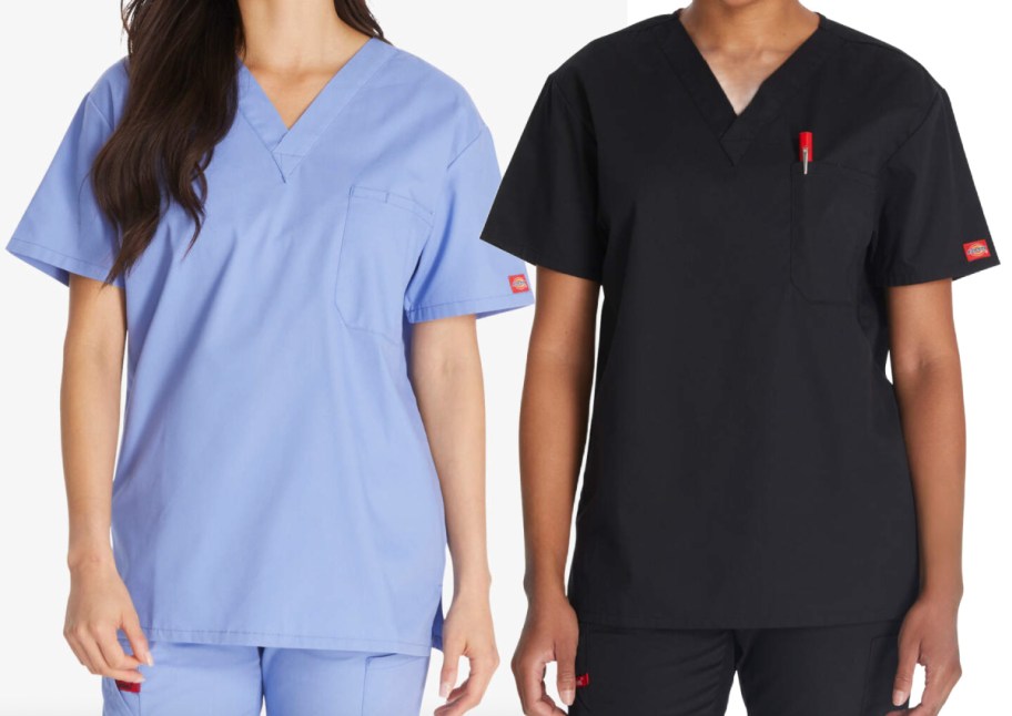 people in blue and black scrubs