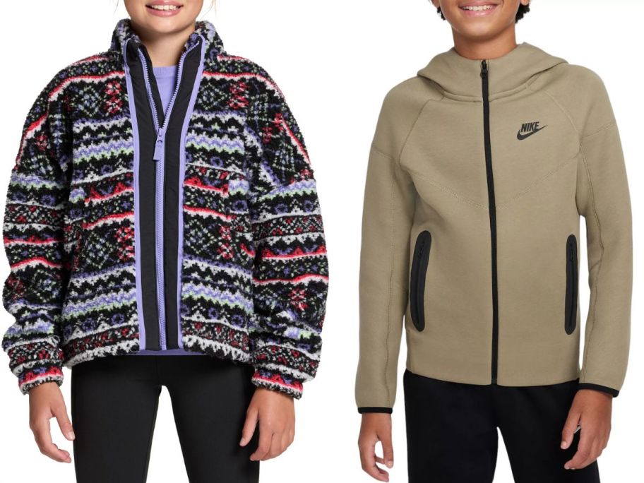 kids wearing jackets