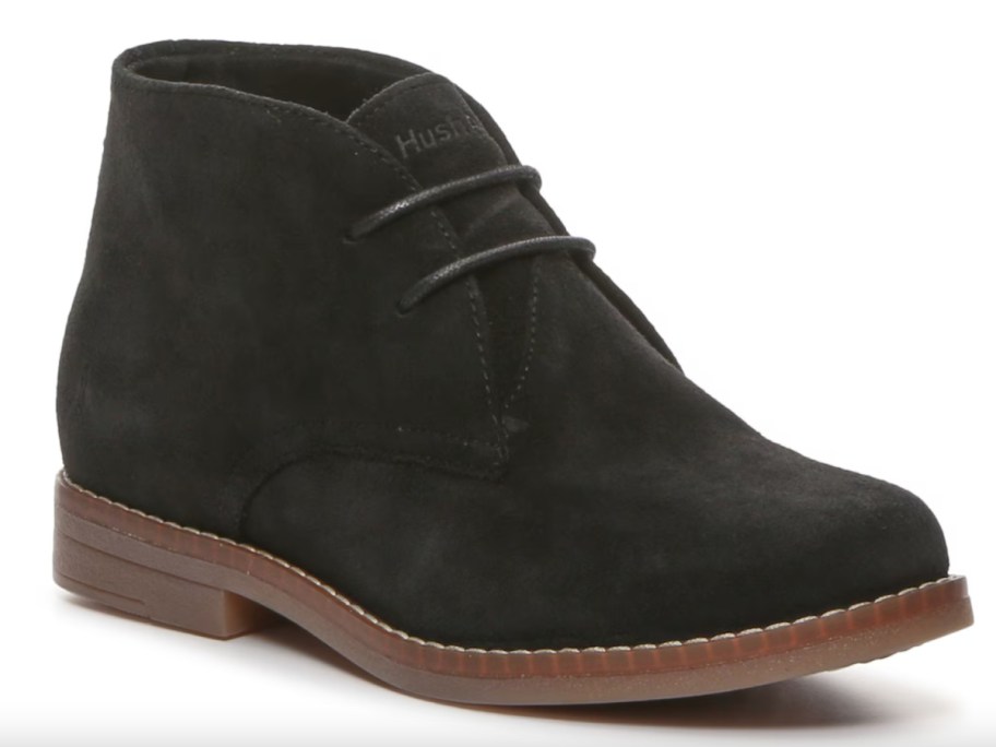 hugh puppies black chukka boots