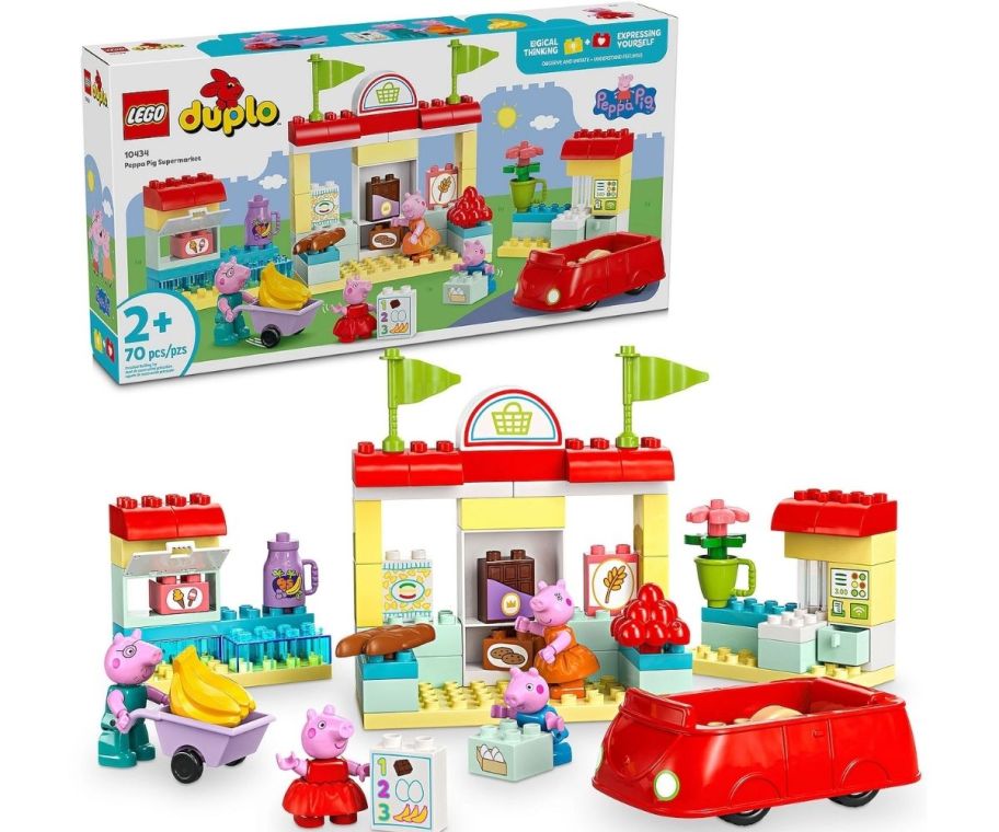 peppa pig and family building set