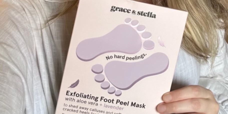 Grace & Stella Foot Peeling Mask 6-Count Only $8 Shipped on Amazon (Reg. $20)