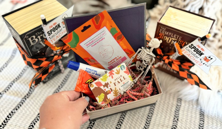 halloween book box teacher gift