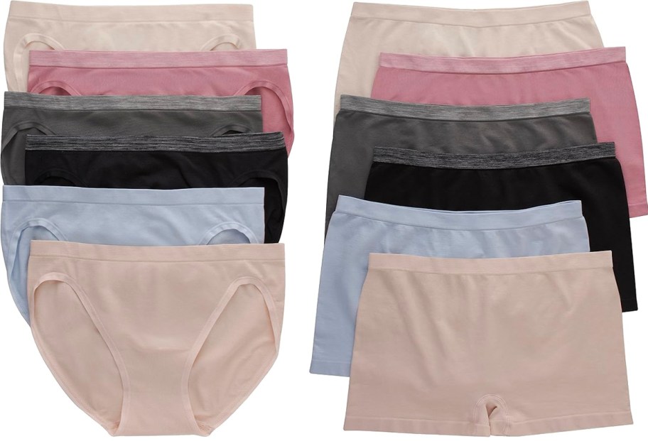 10 pairs of hanes womens underwear