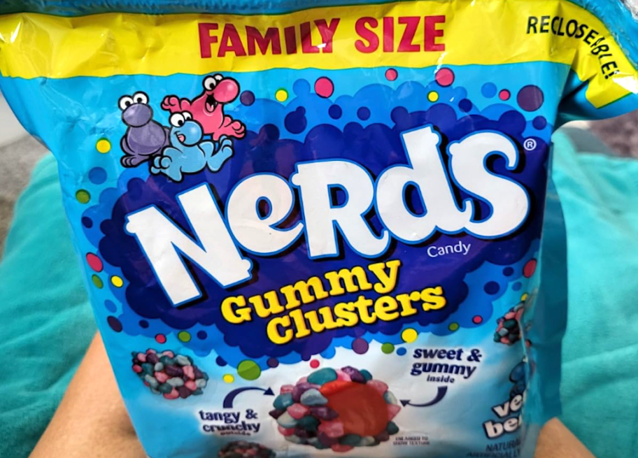 A large bag of nerds gummy clusters