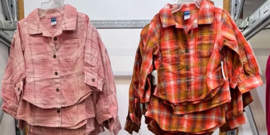 Old Navy Flannels from $9 – Today Only!