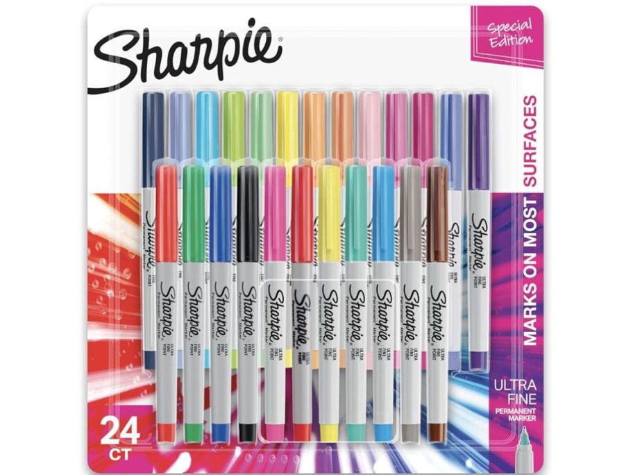 Sharpie Color Burst Ultra-Fine Tip 24-Count Marker Set