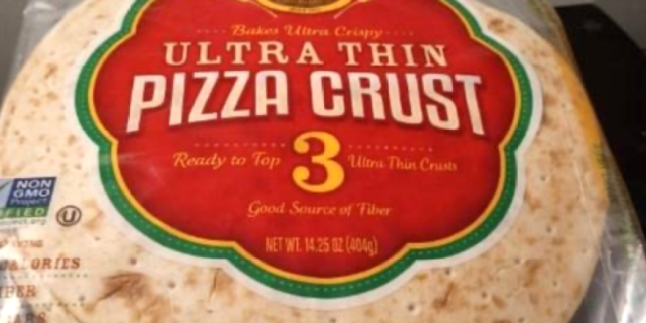 Golden Home Ultra Thin Pizza Crusts 3-Pack Just $3.98 Shipped on Amazon