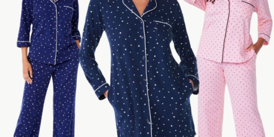 Walmart Women’s Cotton Pajamas Just $13.48 | Plus-Sizes Included