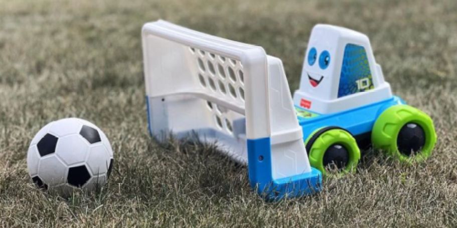 Fisher-Price Goaldozer Motorized Soccer Net Only $10 Shipped for Prime Members (Reg. $53)