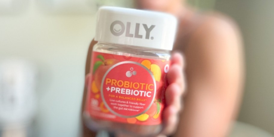 EXTRA Savings on OLLY Gummy Vitamins for Amazon Prime Members | 60-Count Probiotic Just $18 Shipped