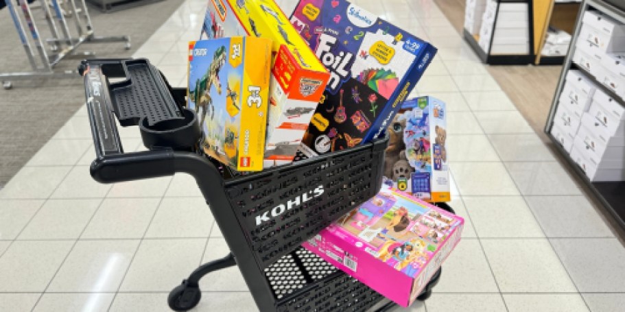Last Chance: $10 Off $25 Kohl’s Coupon – Works on Toys (LEGO, Melissa & Doug, & More!)