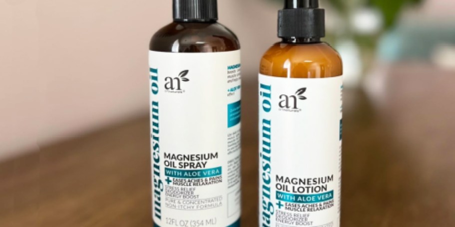 Magnesium Oil Spray & Lotion Set Only $11 Shipped on Amazon (Reg. $30) | Great for Sore Muscles