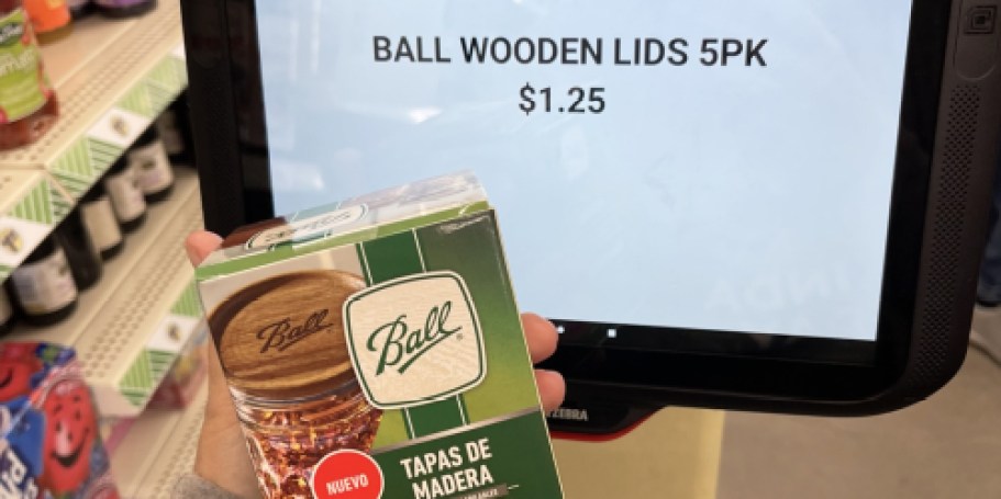 Run to Dollar Tree—We Spotted Ball Wooden Lids 5-Pack for Just $1.25!