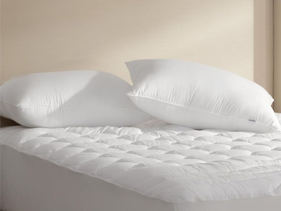 Two Bedsure pillows on a a bed