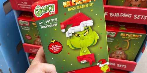 Grinch Brickcraft Building Kits Just $8.88 at Walmart | Ornaments, Wreath, & More!