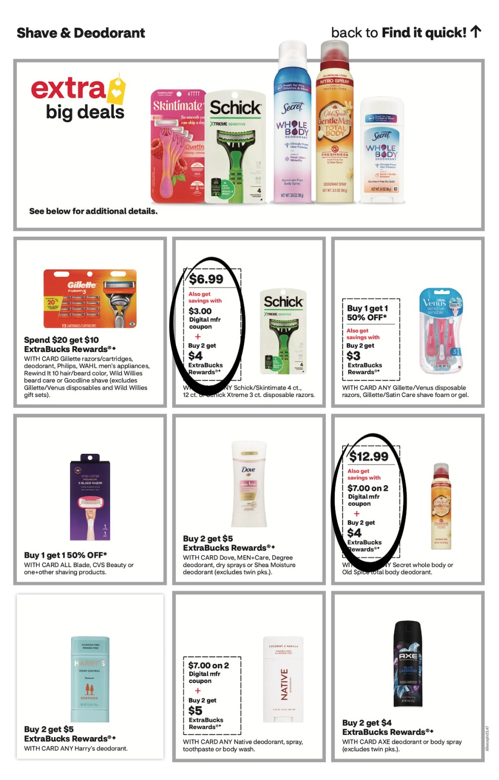 page from CVS ad