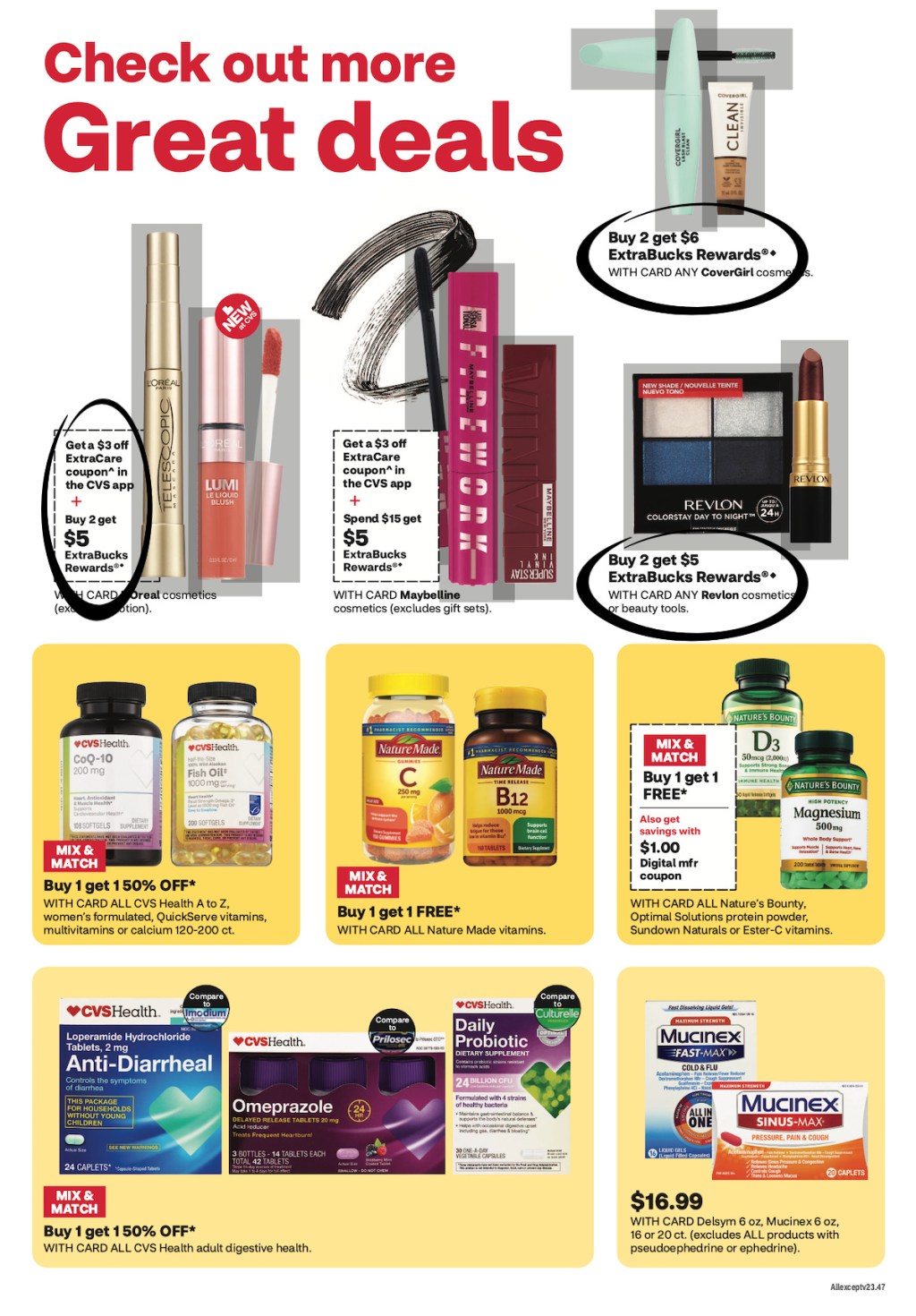 page from CVS ad