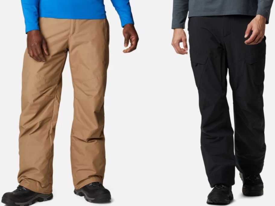 Stock images of two Columbia Snow Pants