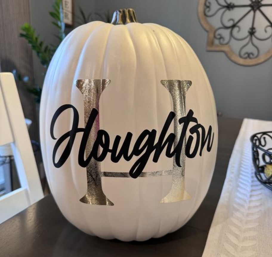 A Craft Pumpkin from Michaels