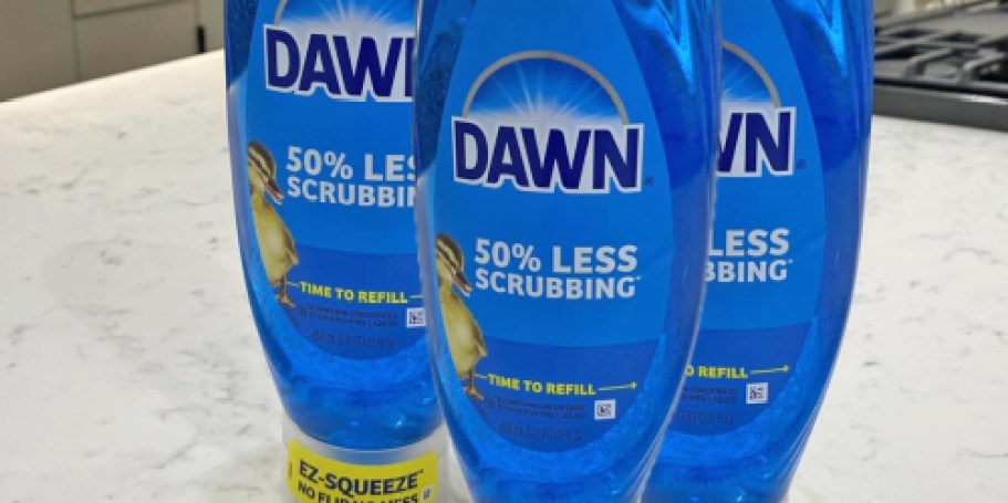 3 Dawn EZ-Squeeze Dish Soaps Just $7.68 Shipped on Amazon (Way Cheaper Than Walmart!)