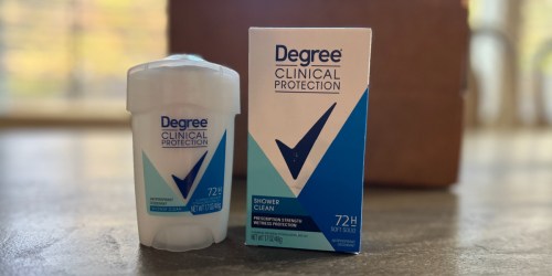 Degree Clinical Protection Deodorant Only $4 Shipped on Amazon (Regularly $10)