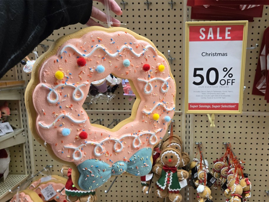 Gingerbread Wreath Wall Decor