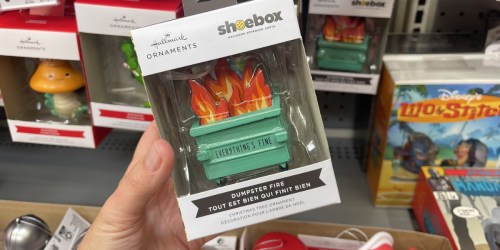 NEW Hallmark Ornaments at Walmart (Our Fave Dumpster Fire Ornament is Back in Stock!)