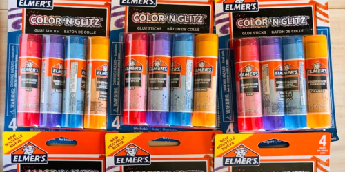 Elmer’s Color & Glitz Glue Sticks 24-Pack $6.88 Shipped on Amazon (Just 29¢ Each)