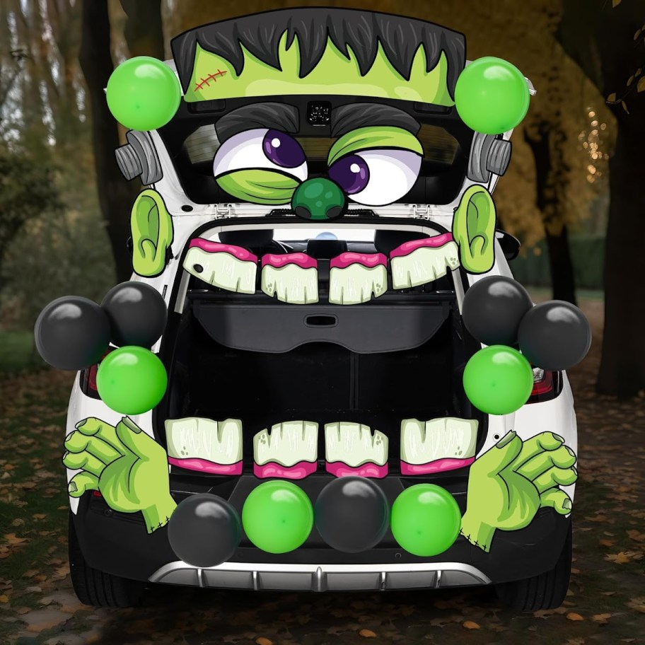 Frankenstein Trunk or Treat decoration