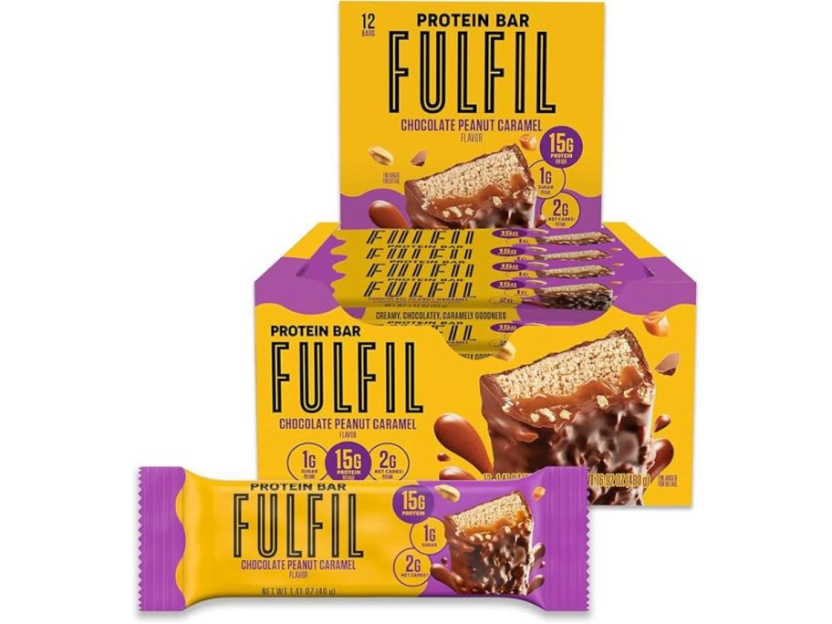 Fulfil Protein Snack Bars in Chocolate Peanut Caramel
