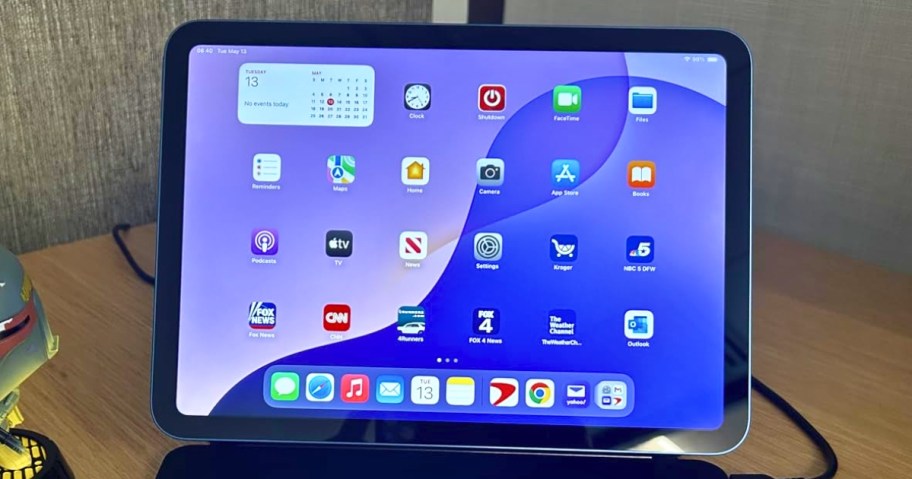 an ipad screen