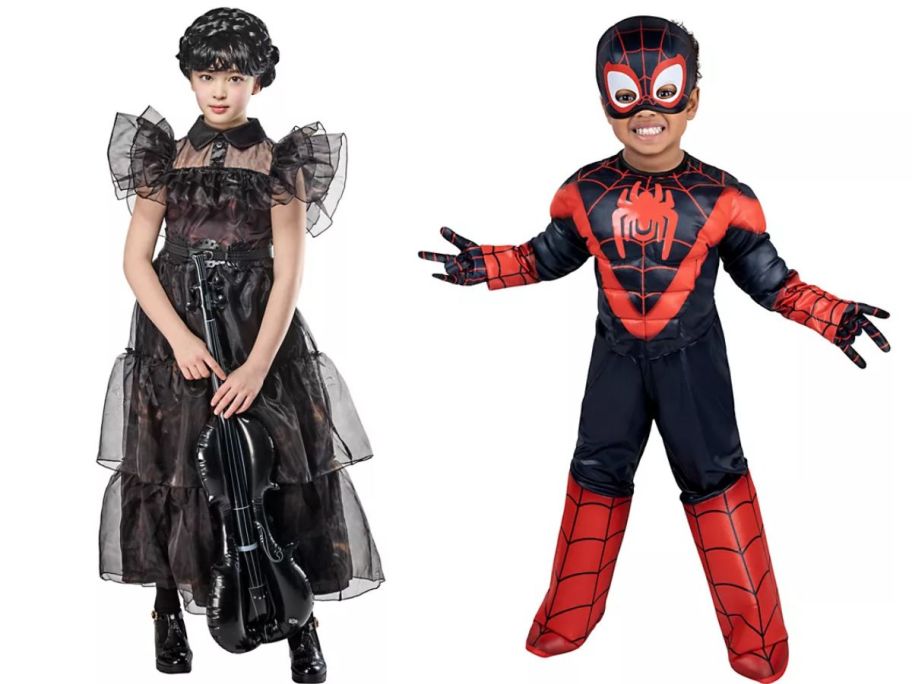 Halloween wednesday and spiderman