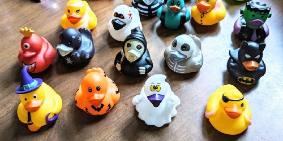 Halloween Rubber Ducks 24-Pack Only $14 Shipped for Prime Members (Non-Candy Trick-or-Treat Idea!)