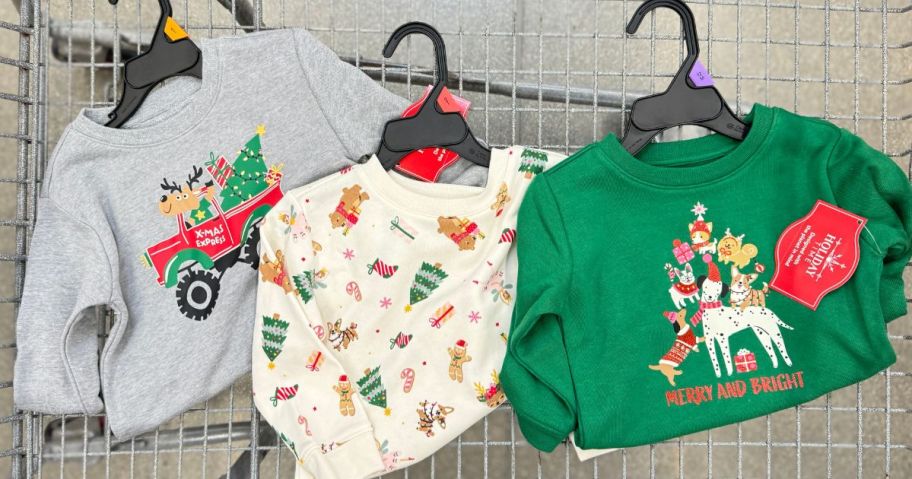 Holiday Time Christmas Toddler Graphic Sweatshirts