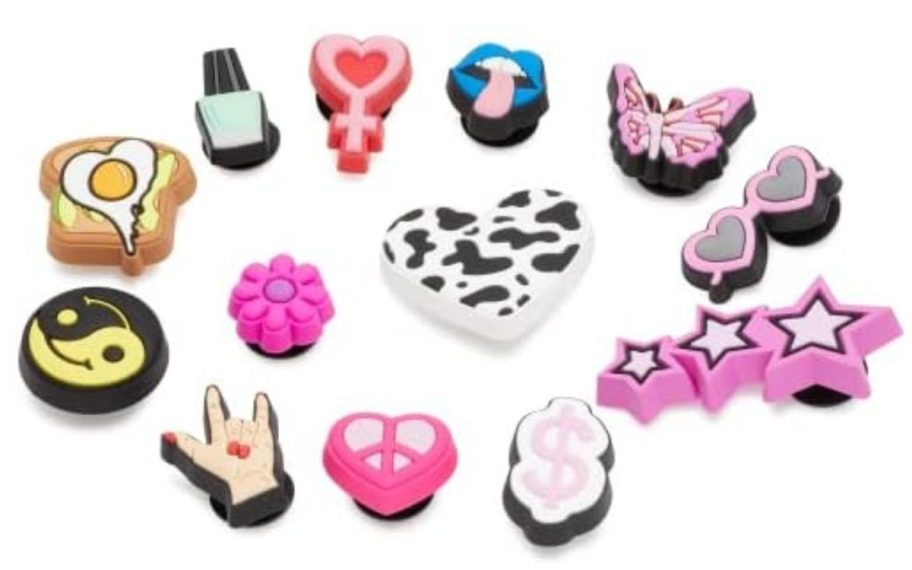 Jibbitx Style Girl Shoe Charms 13-Pack stock image