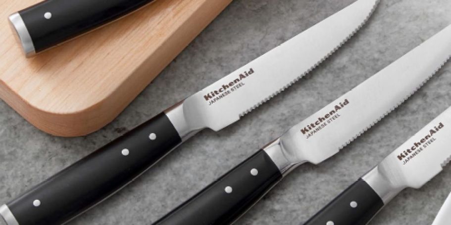 KitchenAid Gourmet 4-Piece Steak Knife Set Just $16.99 on Amazon (Reg. $40)